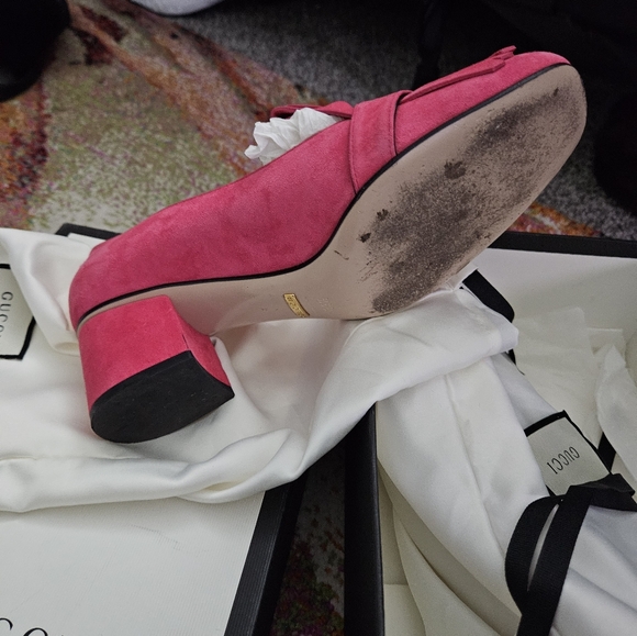 Gucci Marmont loafers hot pink size 39.5 - Picture 13 of 16